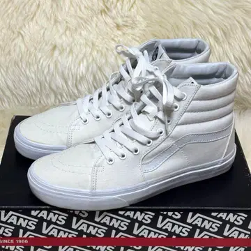 [ 새상품급 ] VANS 반스 SK8-HI 스케이트 하이 화이트 스니커즈