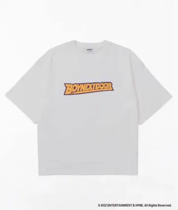 BOYNEXIDOR 오버 사이즈 T셔츠 화이트 L