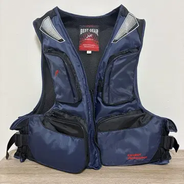 BEST GEAR 구명 조끼 낚시용 조끼 프리 사이즈 F
