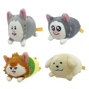 마메키치마메코 손바닥 마스코트 메로, 타비, 심바, 코마치 4마리
