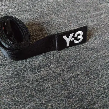 Y-3 블랙 벨트 S/M