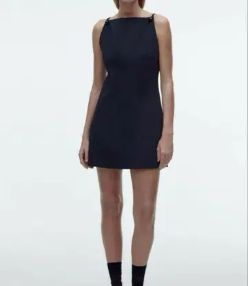 ZARA 버튼 미니 원피스