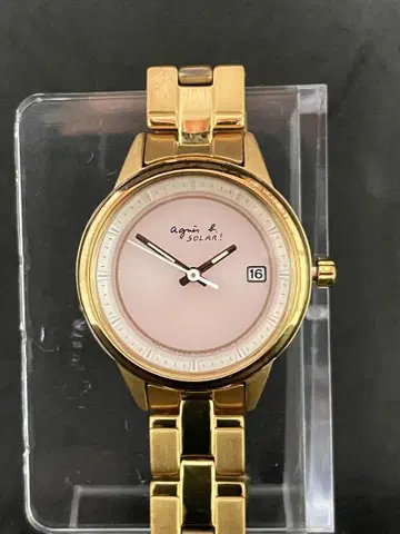 [클리닝 완료] agnes b. 에네스베 솔라 손목시계 SEIKO