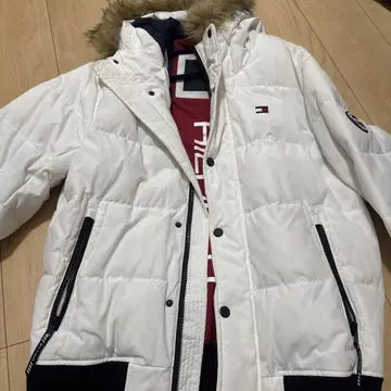 Tommy Hilfiger 후드 부착 다운 자켓