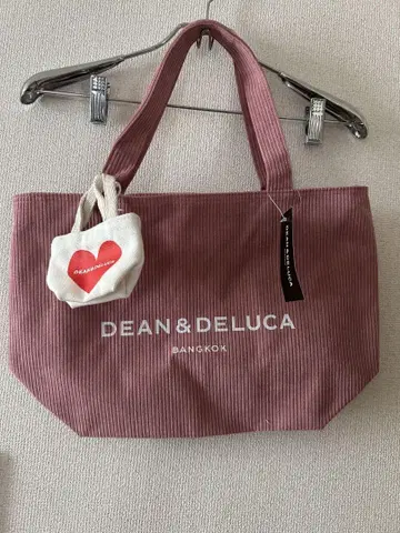 DEAN & DELUCA 핑크 토트백
