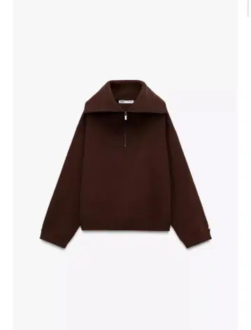 [ 새상품 ZARA 완판템 ] 사이드 스트라이프 니트 스웨트 셔츠 S
