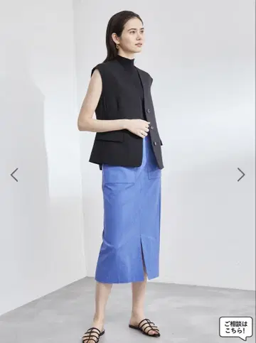 [ ROPE' ] 포켓 부착 타이트 스커트