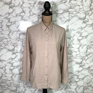 UNIQLO 유니클로 ( M 상당 ) 드레이프감 셔츠 블라우스 베이지