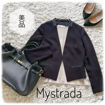 Mystrada 마이 스트라다 노카라 블랙 M 오피스 새상품급