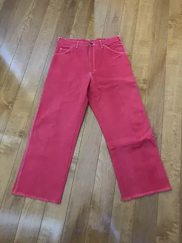Dickies 워크 팬츠 빨간색 w33 미국 제