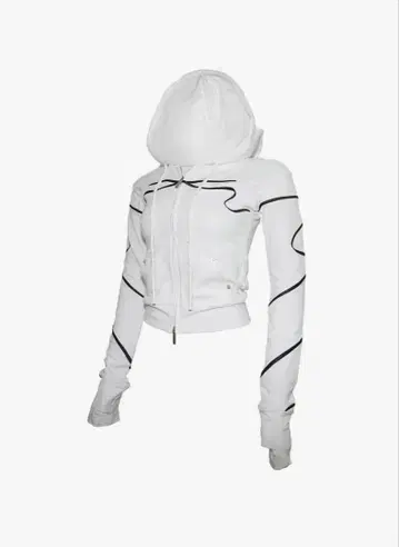 THEREDTHREAD S embroidery ribbon hoodie