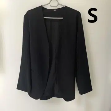 미라 오웬 노카라 자켓 블랙 S 리본 새상품 반값
