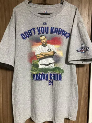 MLB 뉴욕 양키스 24 로빈슨 카노 양면 프린트 티셔츠 XL