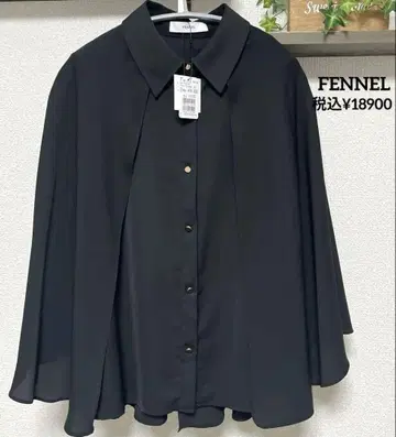 야마다야 FENNEL 케이프 디자인 블라우스 미사용 새상품