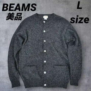 새상품급 90s 빔즈 BEAMS 가디건 그레이 L사이즈 쉘 버튼