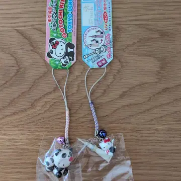 헬로키티 팬더 스트랩 UV 체크 기능 포함