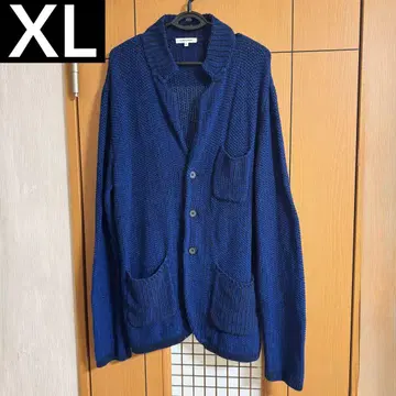 글로벌 워크 XL 니트 가디건 네이비