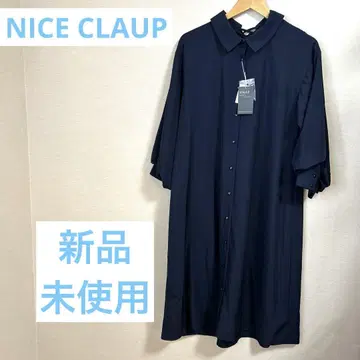 NICE CLAUP 네이비 원피스 프리 새상품 미사용