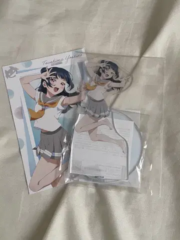 Aqours 전시회 복권 아크릴 스탠드 츠시마 요시코
