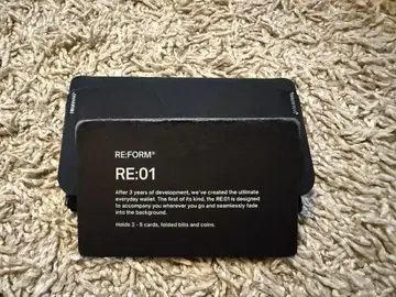 RE:FORM reform 지갑 코인 슬리브
