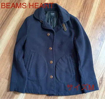 [ 새상품급 ] BEAMS HEART 네이비 코트 M 사이즈