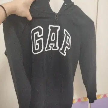 GAP 블랙 후드티 S