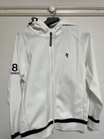 8 YARDS 후드 부착 자켓 XL 화이트