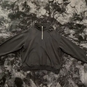 Champion 하프 지퍼 트레이닝복 M 블랙