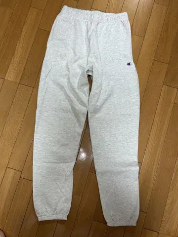 Champion Reverse Weave 스웨트 팬츠 S 사이즈 그레이