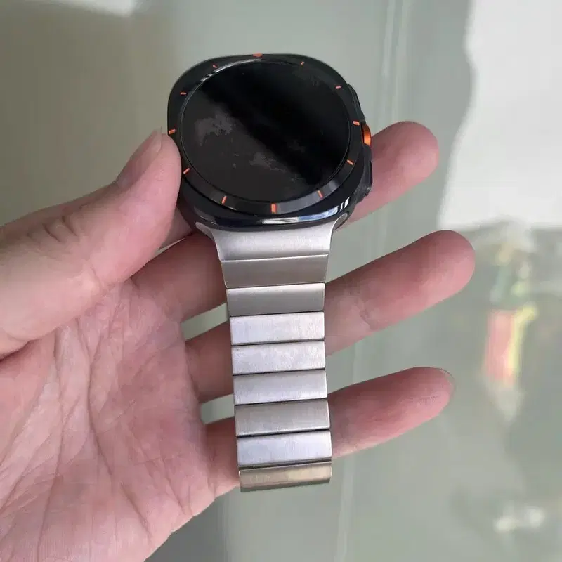 삼성 갤럭시 워치7 울트라 47mm 커스텀 프리미엄 티 타늄 메탈 밴드