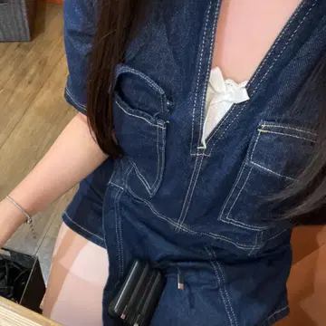 ZARA 데님 셋업