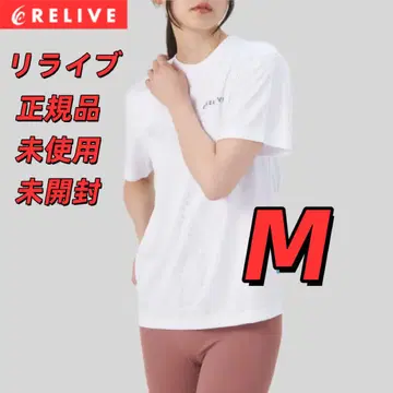 ReLive 리라이브 셔츠 화이트 M 흡한속건 남녀 공용