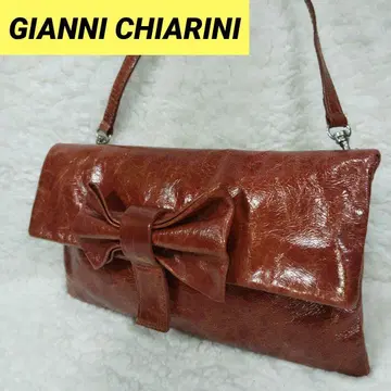 GIANNI CHIARINI 지아니카리니 리본 핸드백 가죽