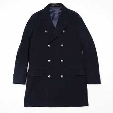 새상품급 일레븐티 네이비 더블 브레스트 코트 50