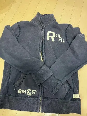 RUEHL 925 룰 남성용 네이비 집업 후드티 M