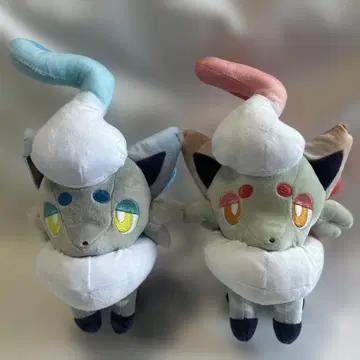 포켓몬 센터 비취조로아 봉제 인형 (색이 다른) 2체 세트