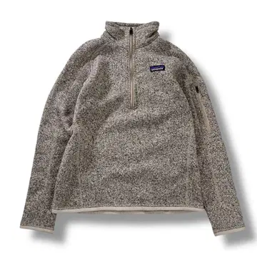 Patagonia 베터 스웨터 하프 지퍼 플리스 그레이 여성용