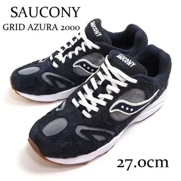 새상품 써코니 그리드 아즈라 2000 SAUCONY 네이비 27cm