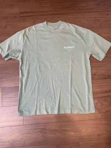 ALLSAINTS 라이트 그린 티셔츠