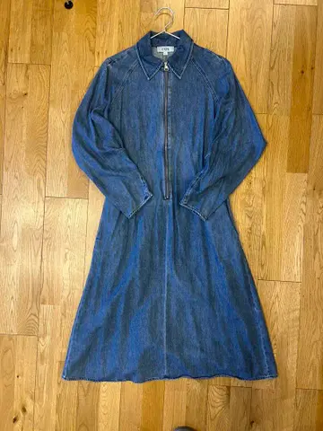 COS 데님 집업 원피스 36