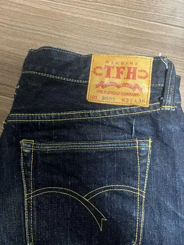 TFH3005 스트레이트 데님 W33 L36 플랫 헤드