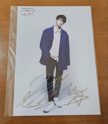 GENIC 아마미야 쇼 친필 사인 브로마이드