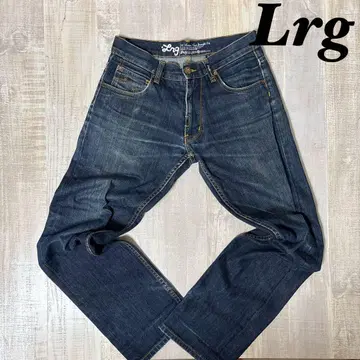 [ 백 스티치 무늬 있음 ] LRG JEANS 스트레이트 데님 팬츠 B계