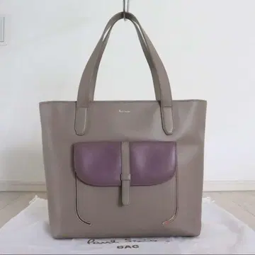 폴스미스 멀티 스트라이프 가죽 핸드 토트 백 숄더