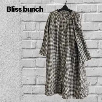 bliss bunch 깅엄 체크 원피스 면100% 빅 사이즈