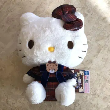 헬로키티 티타임 파티 BIG 봉제 인형 미사용 새상품