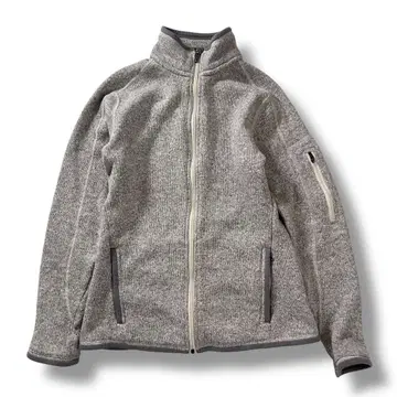 Patagonia 베터 스웨터 여성용 그레이 S 구제 의류 풀 집업