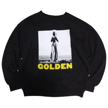 해리 스타일스 GOLDEN 뮤직 프린트 맨투맨 XL 블랙