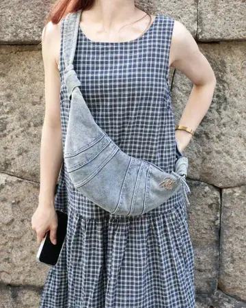 jumelle 데님 숄더백