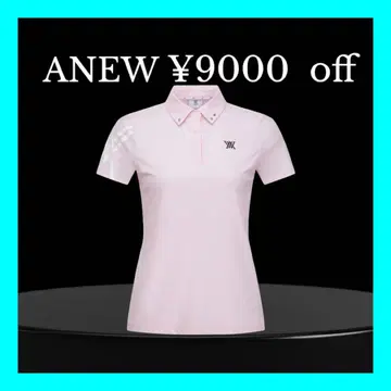 완판템 택 포함 새상품 M 사이즈 ANEW 여성용 피케 셔츠 핑크